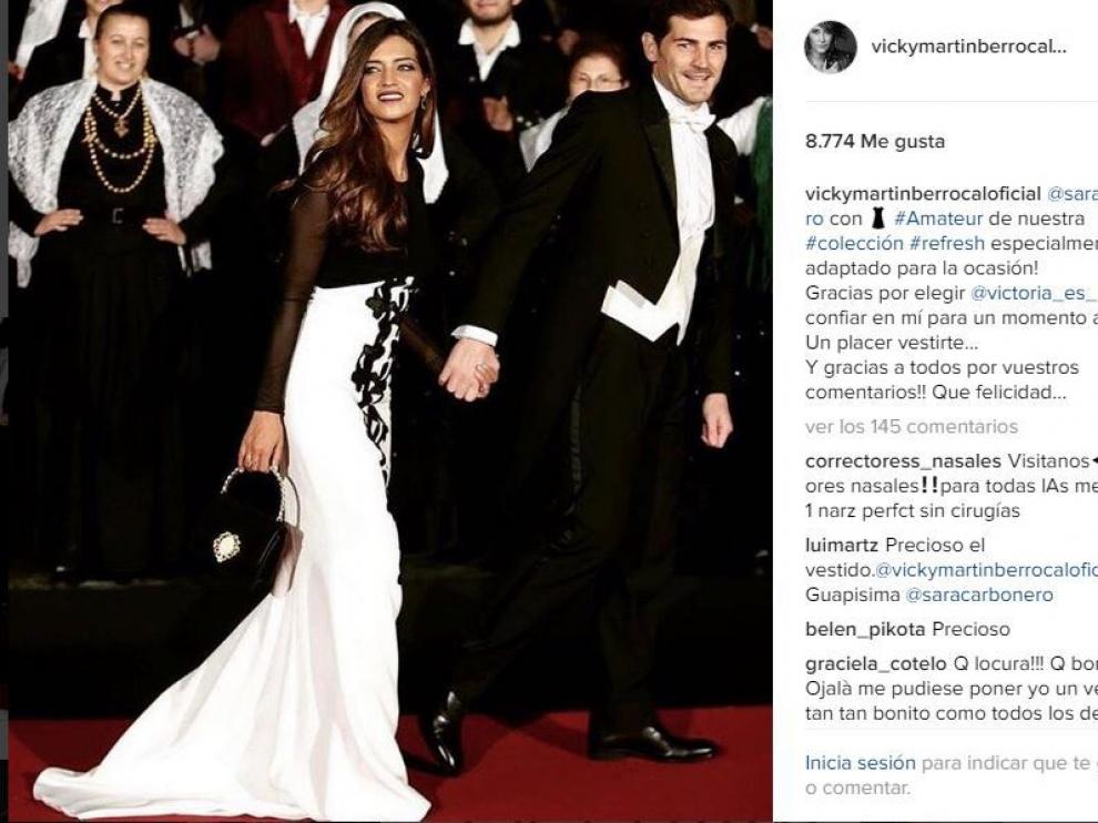 Imagen de la página de Instagram de Vicky Martín Berrocal.