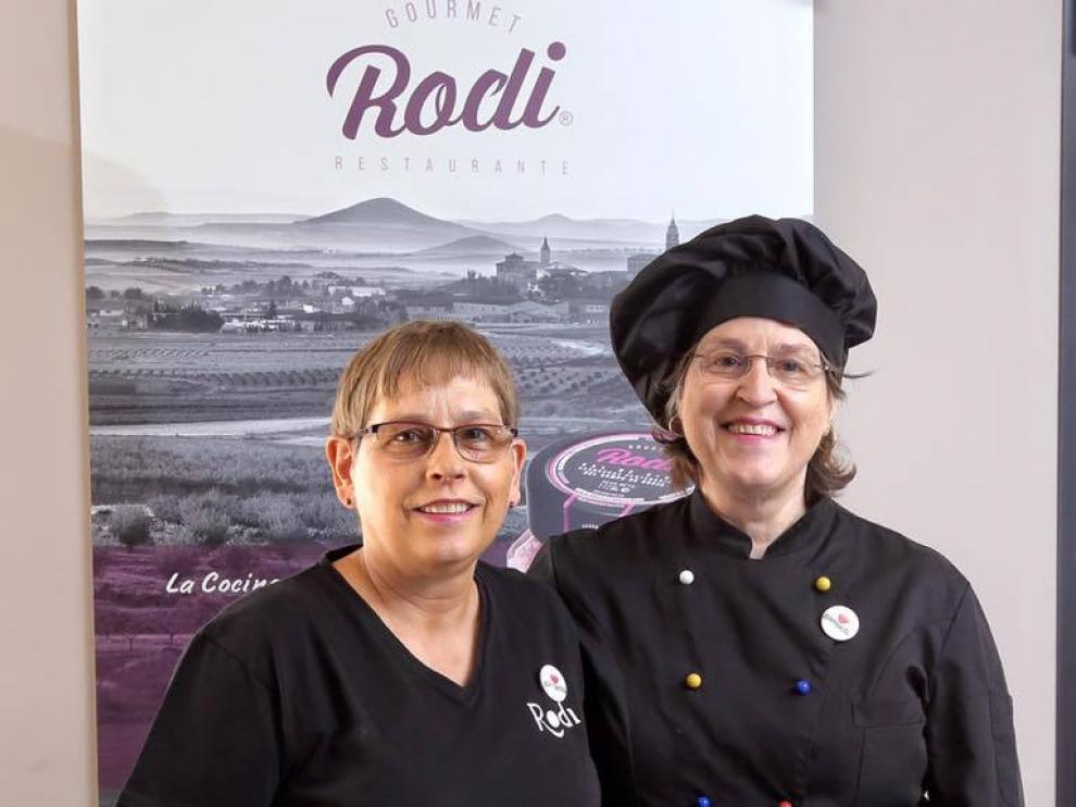 Las hermanas Blanca y Mari Carmen Rodríguez, propietarias del restaurante Rodi.