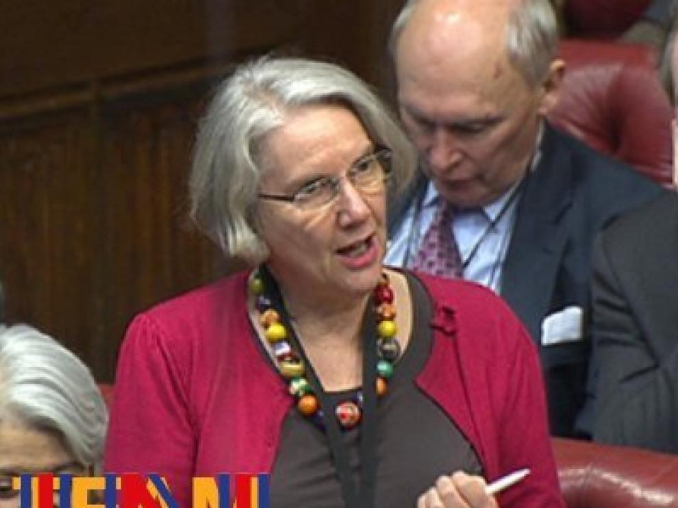 La baronesa Judith Jolly se ha referido a Gibraltar como un paraíso fiscal.