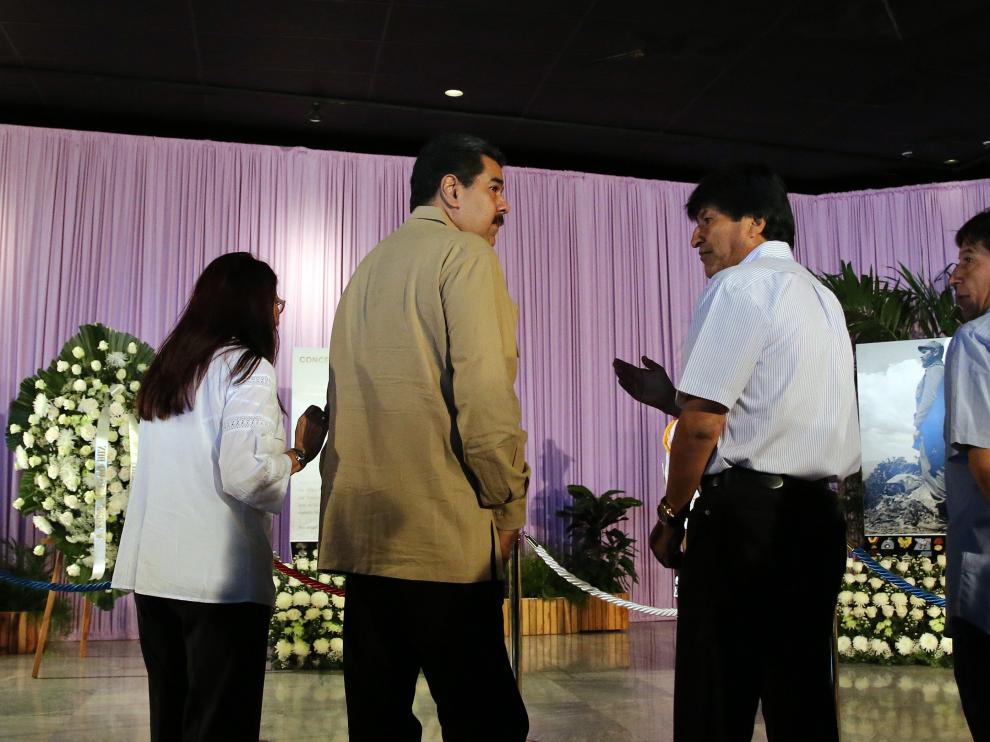 Maduro, junto a Evo Morales, este martes en La Habana.