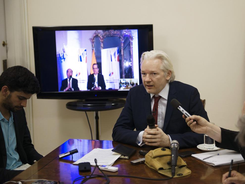 El fundador de Wilkileaks, Julian Assange.