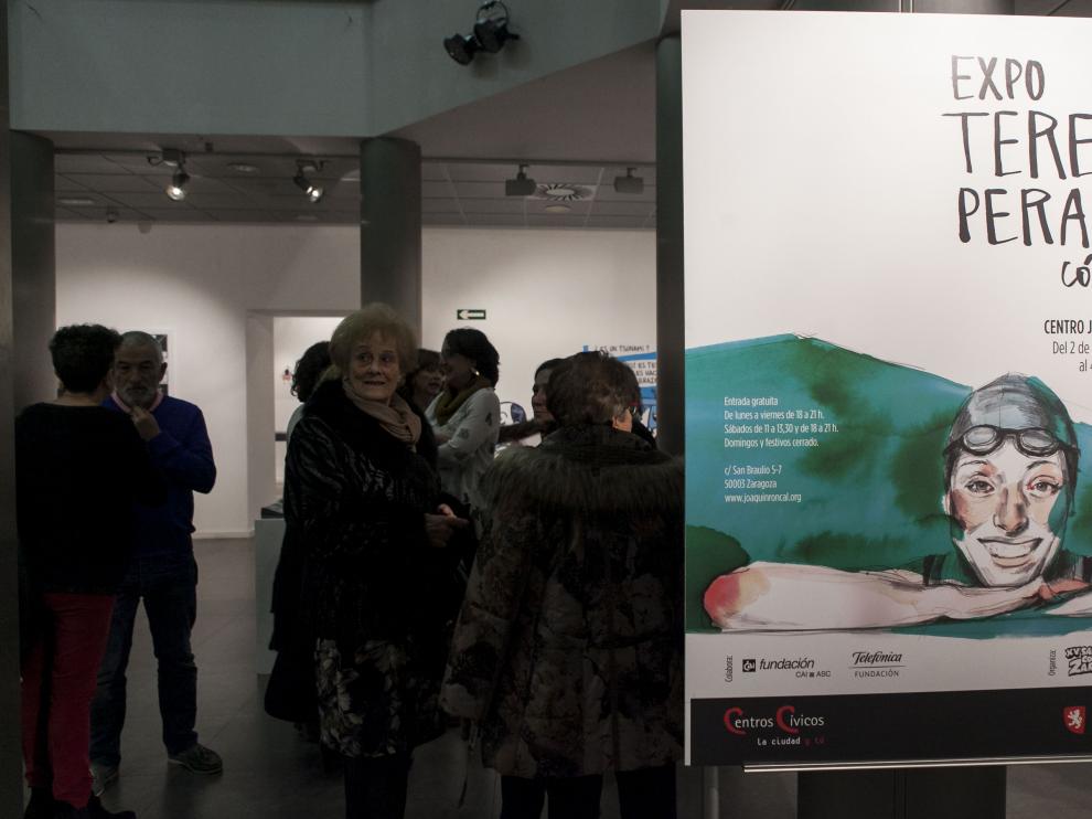 La exposición se puede ver en el Centro Joaquín Roncal hasta el 4 de enero.