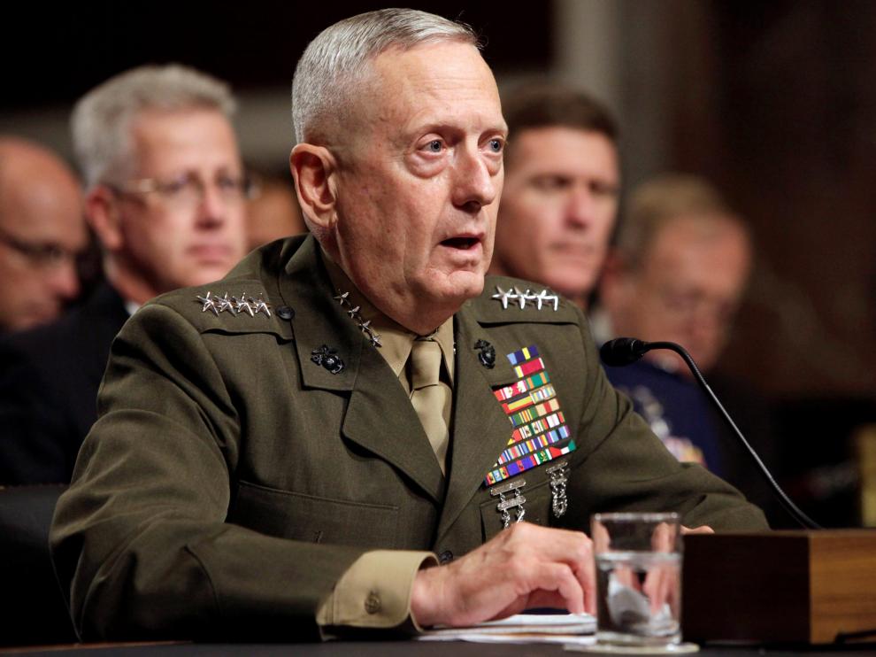 El secretario de Defensa de Estados Unidos, James Mattis, en una foto de archivo.