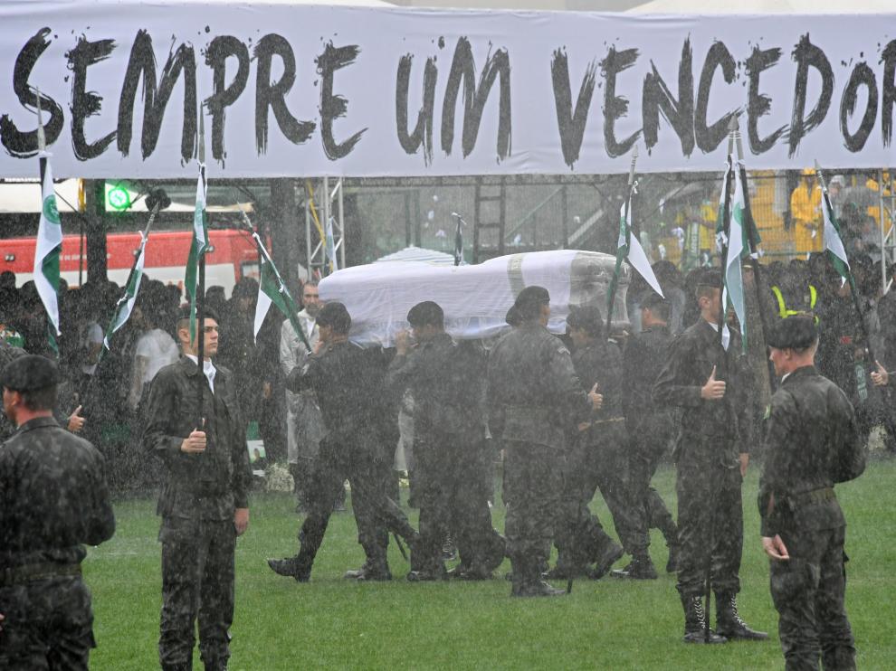 Funeral por las víctimas del Chapecoense