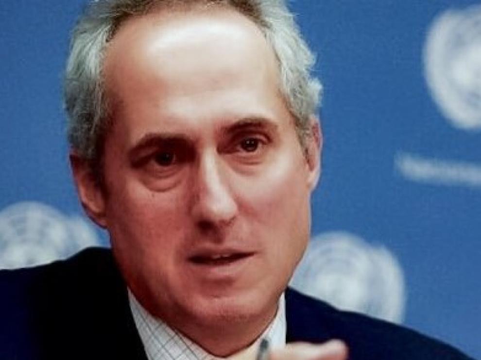 Stéphane Dujarric, portavoz de la ONU