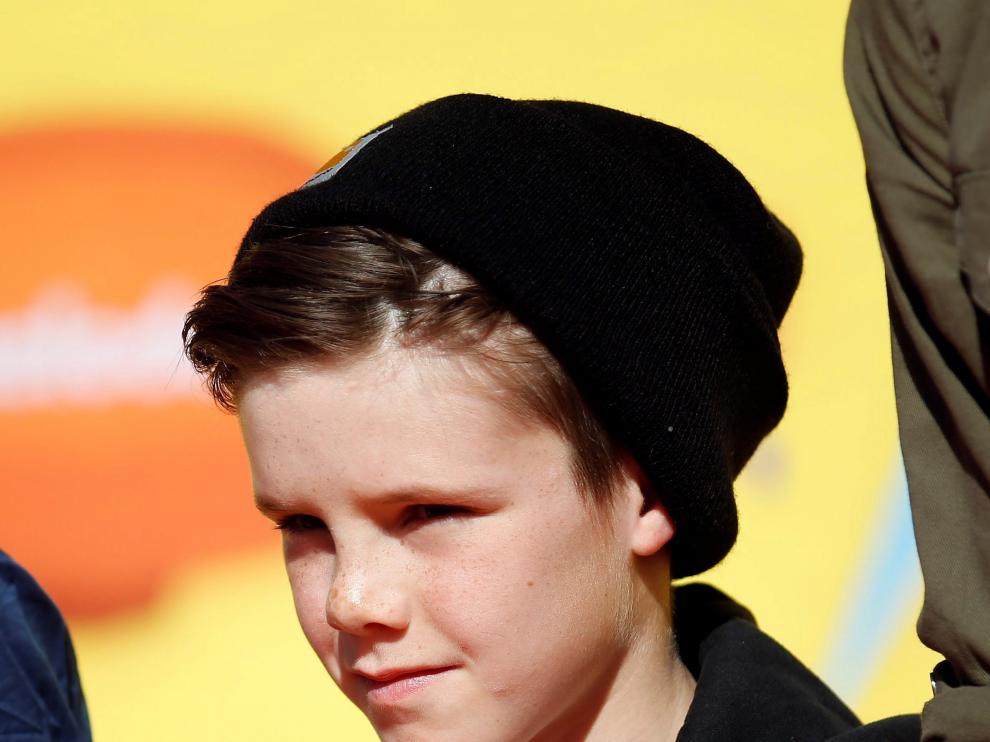Cruz Beckham durante la entrega de los Kids´ Choice Awards en 2015.