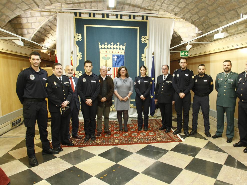 Entrega de diplomas a la 22ª promoción de la Academia de Policías Locales de Aragón.