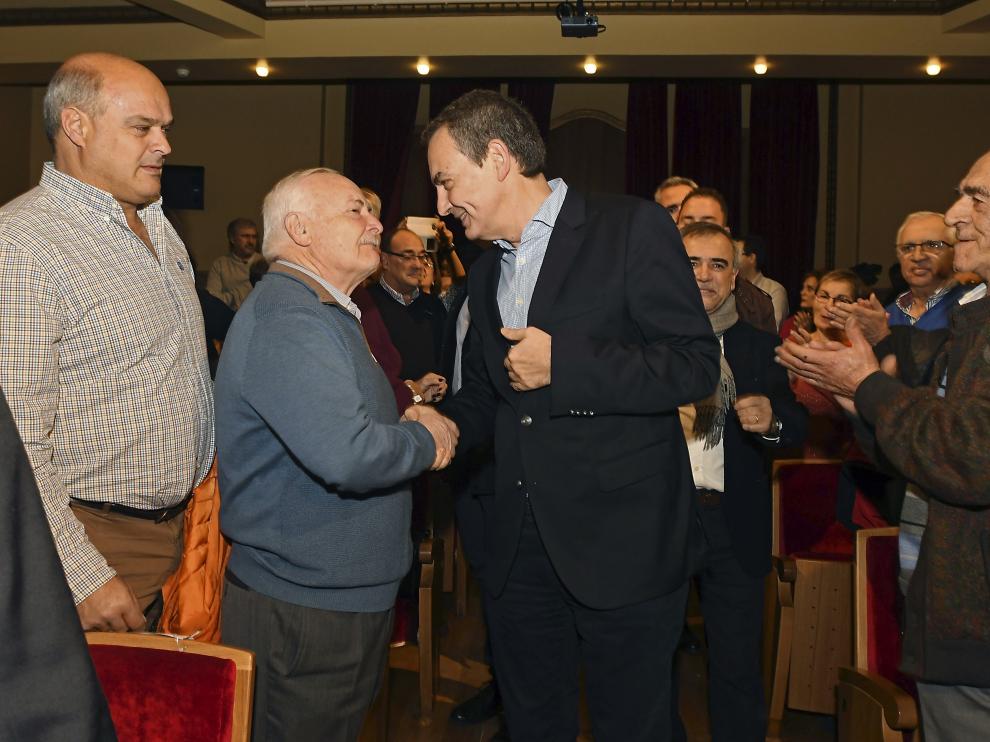Zapatero, en un acto celebrado este sábado en honor a los alcaldes socialistas de la provincia de León