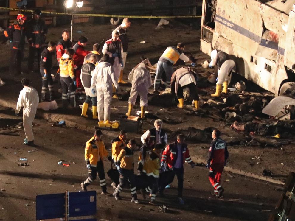 Explosión en Estambul.