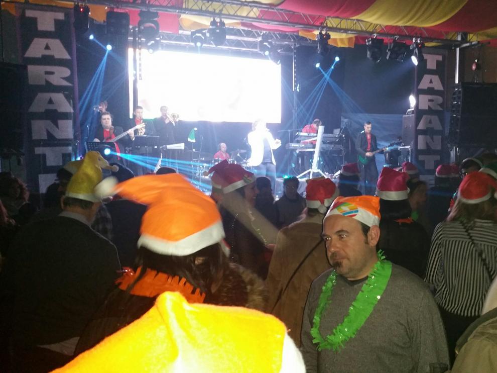 Celebración de la Nochevieja anticipada en San Esteban de La Litera.