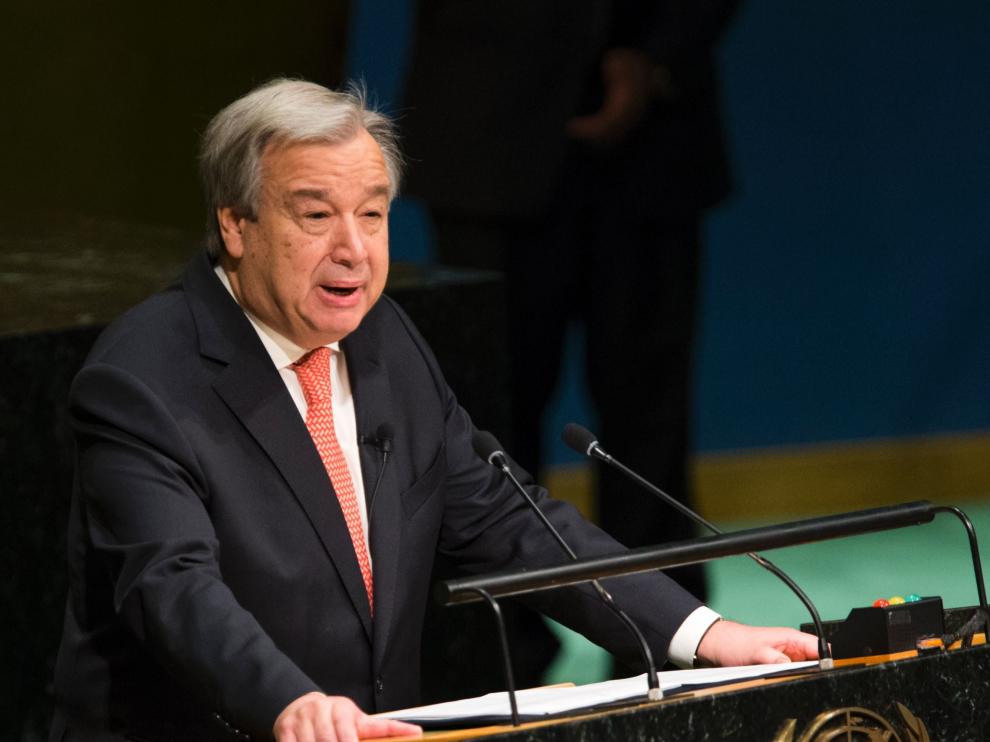 El secretario general de la ONU, António Guterres.