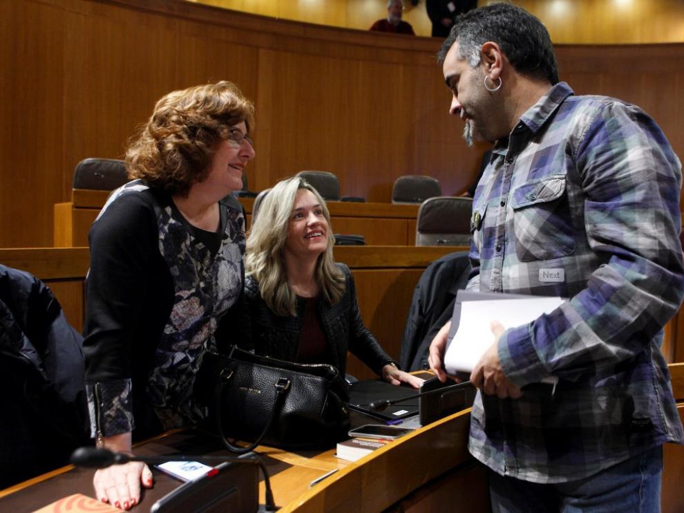 Andoni Corrales en una Sesión Plenaria de las Cortes.