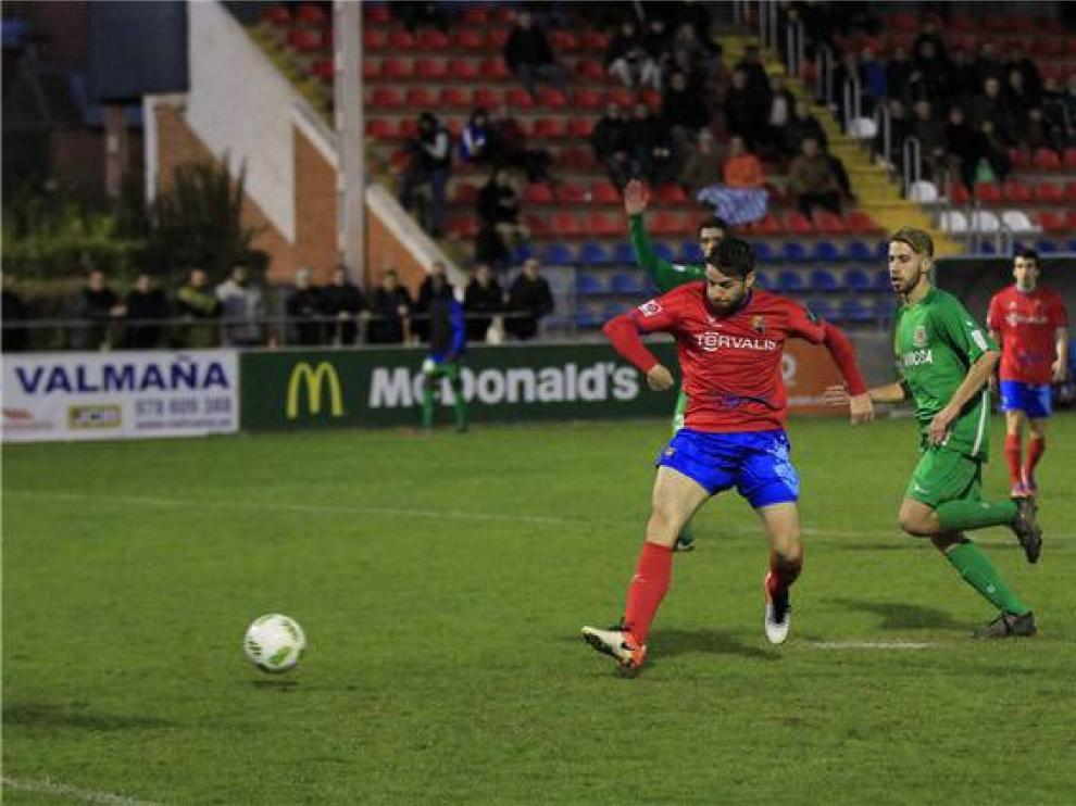 Diego Gómez, delantero del Teruel.
