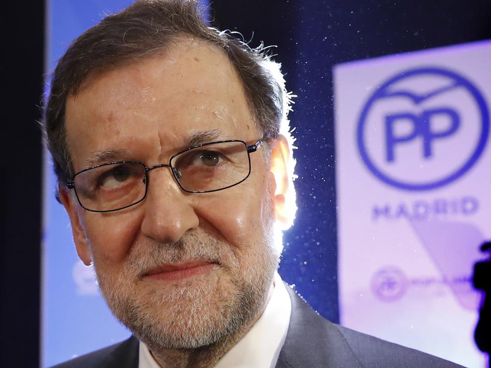 Rajoy en el acto del PP este miércoles.