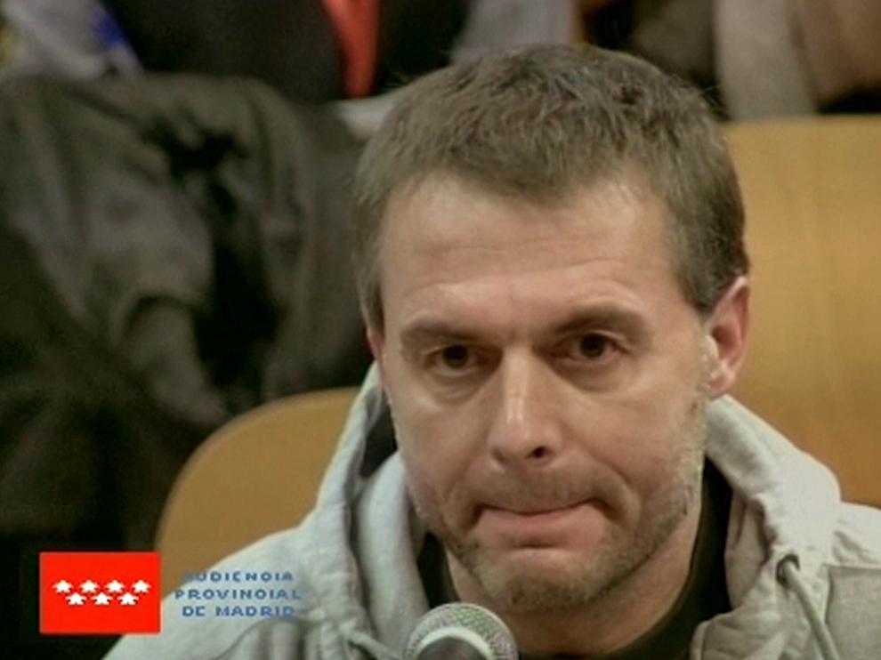 El presunto pederasta de Ciudad Lineal declarando ante la Audiencia de Madrid.