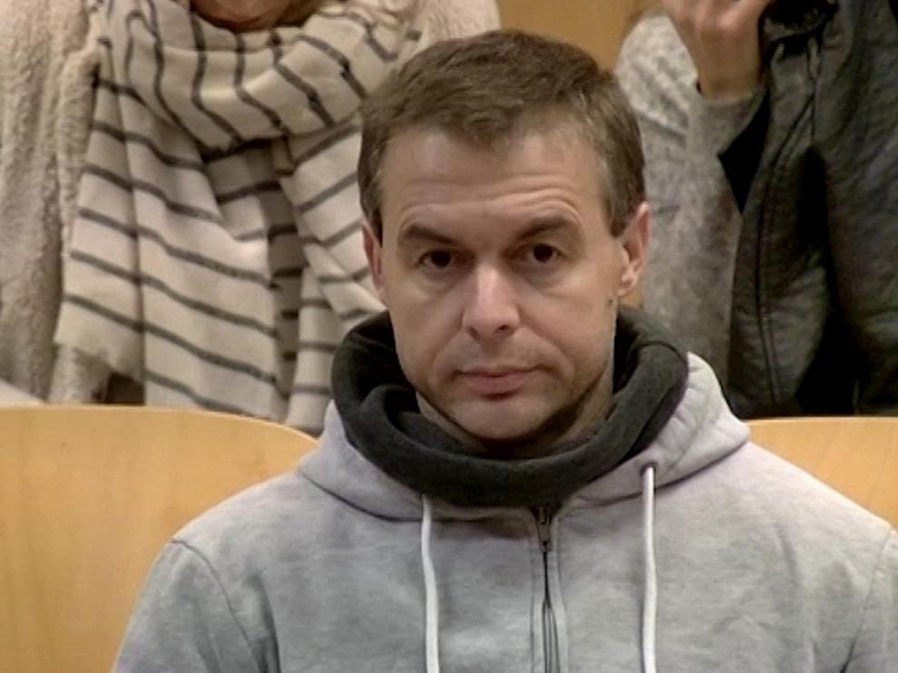 Antonio Ángel Ortiz, el supuesto pederasta de Ciudad Lineal, en una sesión del juicio.