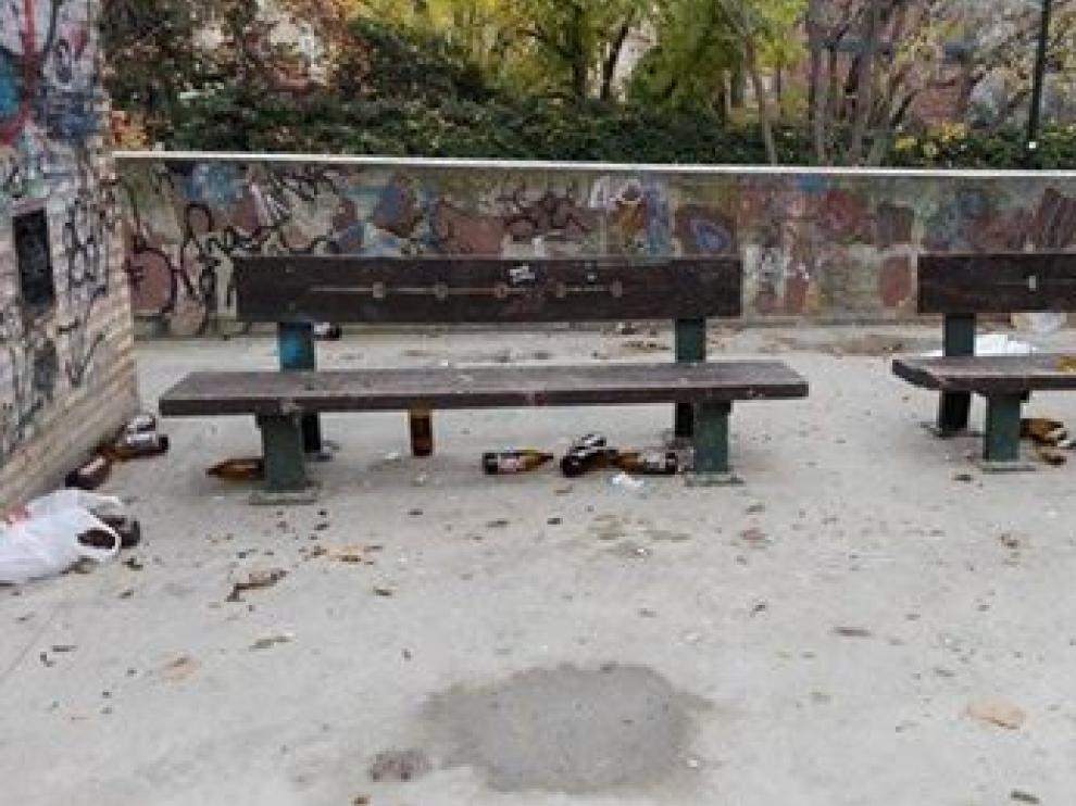 La agresión se produjo en el parque Delicias.