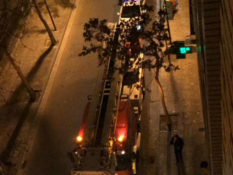 Los okupas provocaron un incendio en el edificio el pasado fin de semana.