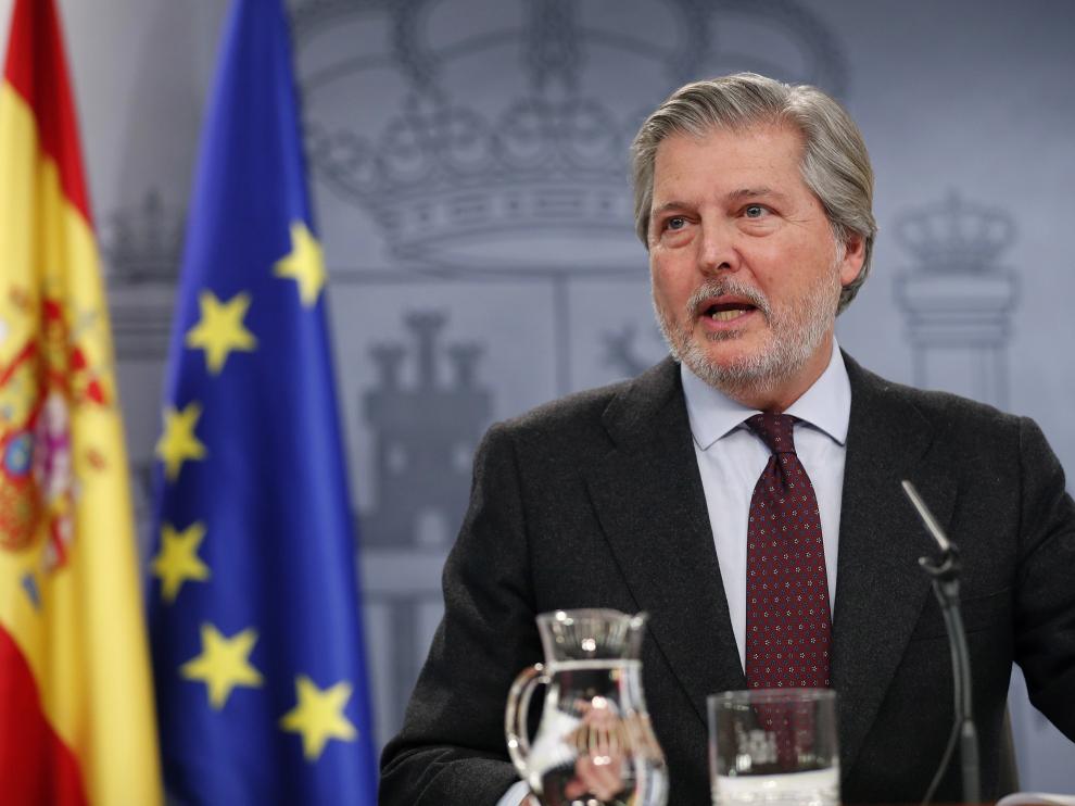El portavoz del Gobierno, Íñigo Méndez de Vigo.