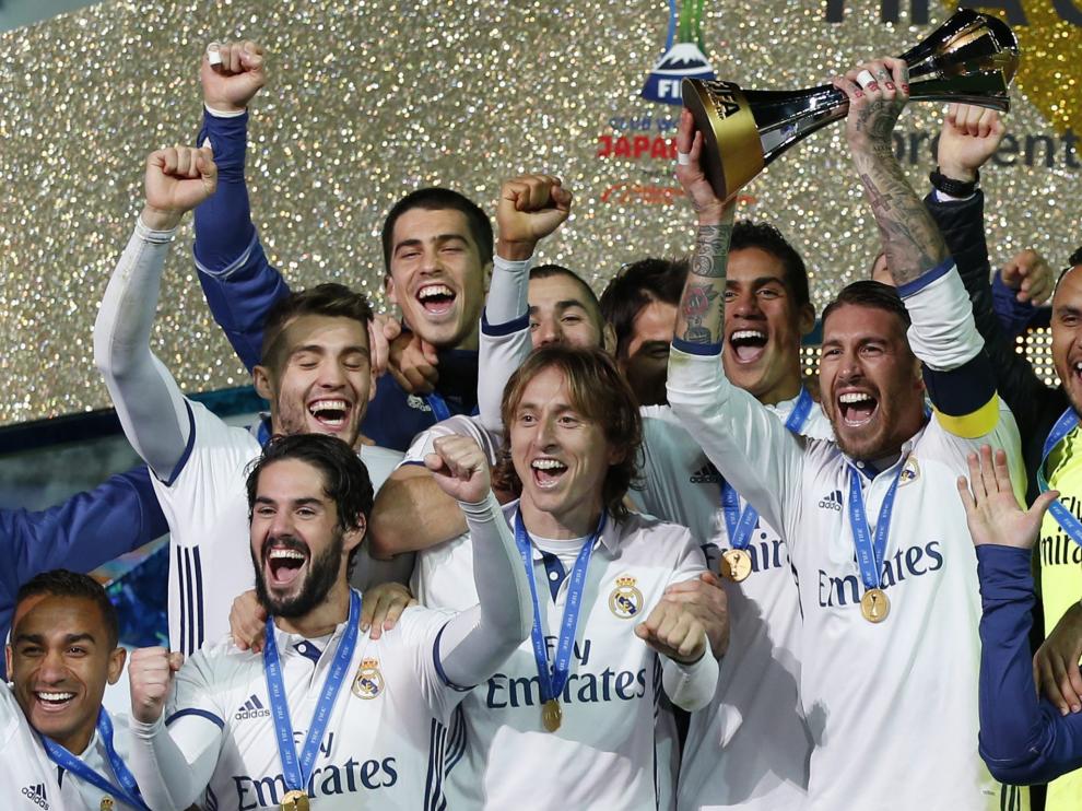 El Real Madrid celebra su segundo Mundial de Clubes.