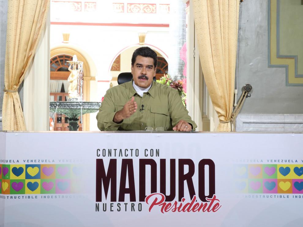 El presidente de Venezuela, Nicolás Maduro.