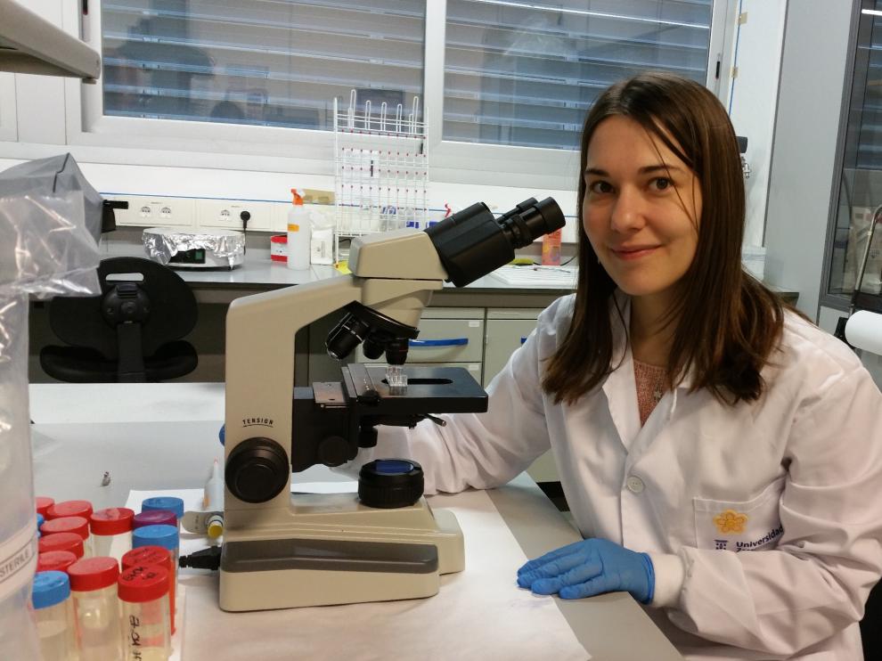 María Virumbrales pertenece al grupo de investigación de Mecánica Aplicada y Bioingeniería del I3A.