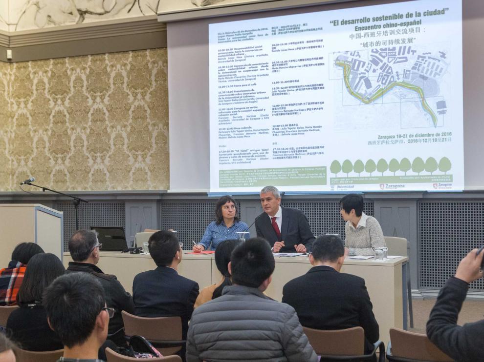 Encuentro sobre ciudades sostenibles en Zaragoza con la ciudad china de Zhuhai