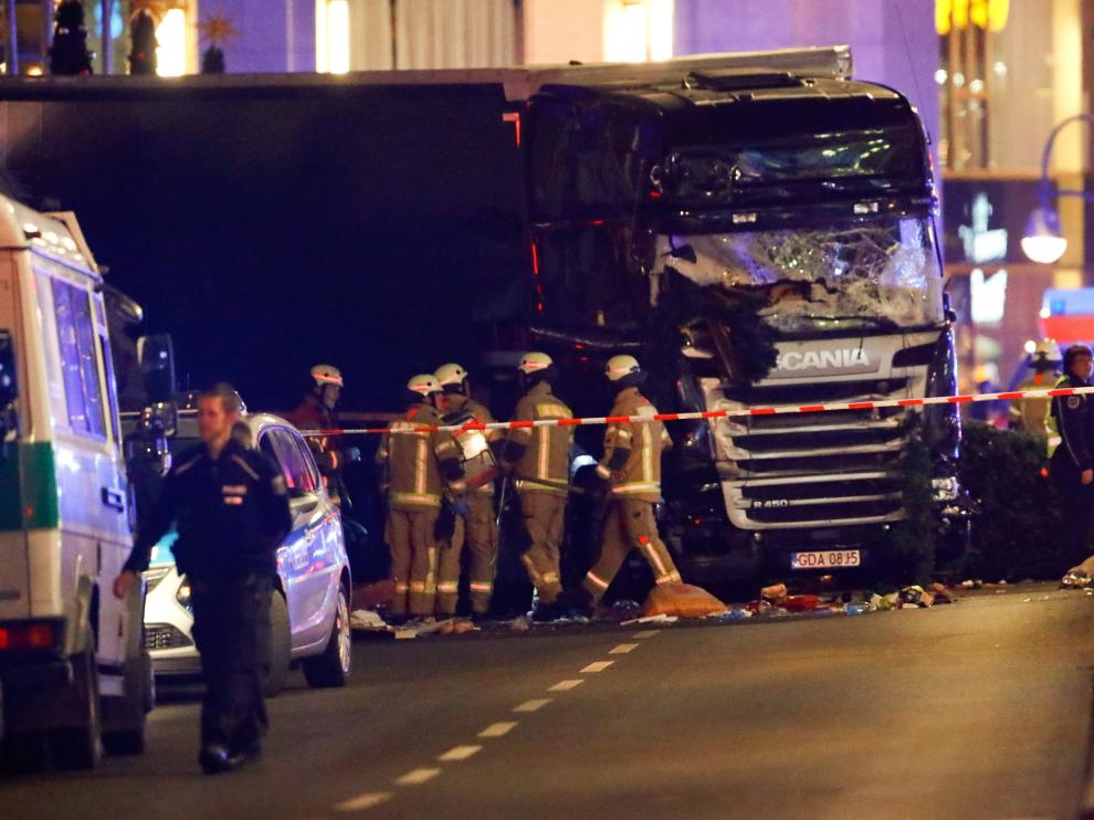 Un camión arrolla a varias personas en Berlín