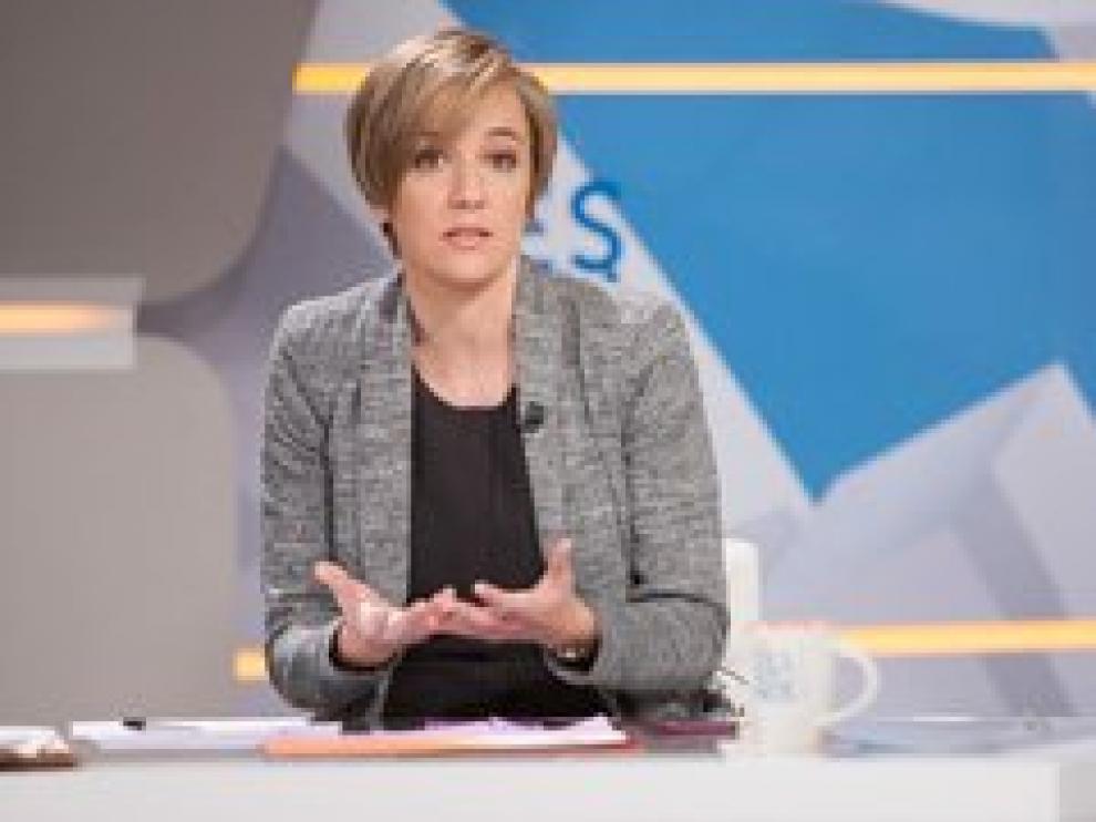 Tania Sánchez, este martes en una entrevista en 'Los desayunos de TVE'.