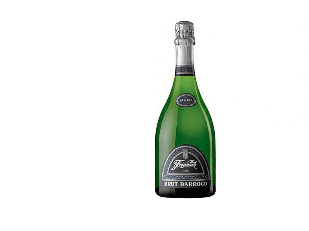 Botella de Freixenet.