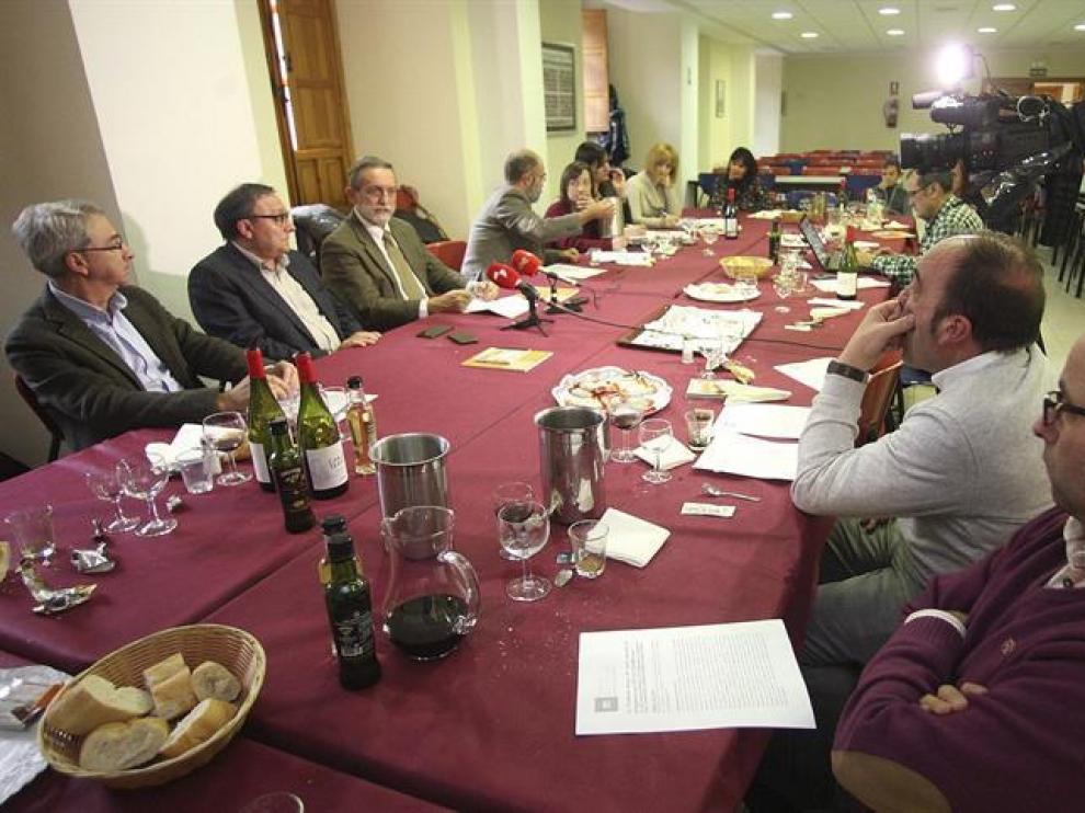 El secretario general de la Fundación Duques de Soria, José María Rodríguez-Ponga, durante una comparecencia informativa en la que ha presentado el programa para 2017 aprobado por el patronato.