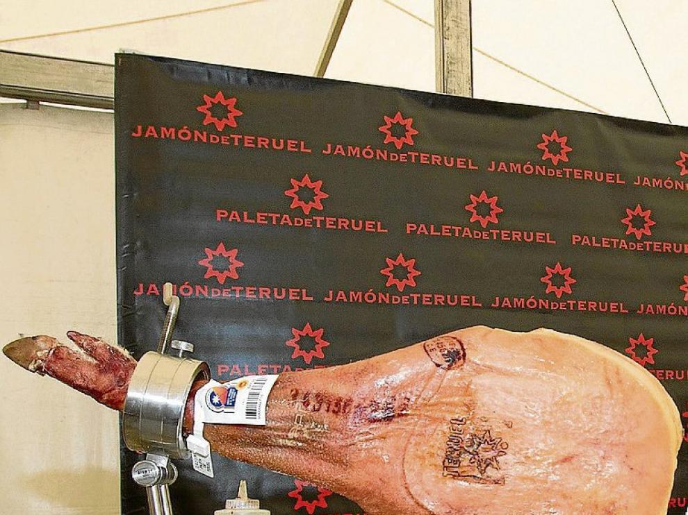 Pata de jamón de Teruel.