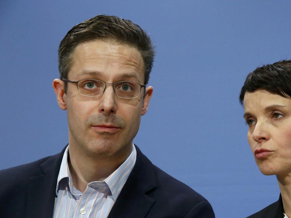 Marcus Pretzell junto a la líder del partido xenófobo Frauke Petry