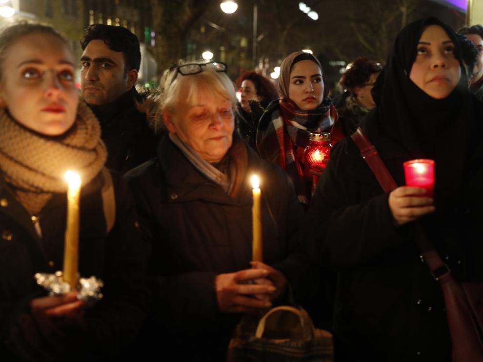 Acto en memoria de las víctimas del atentado de Berlín.