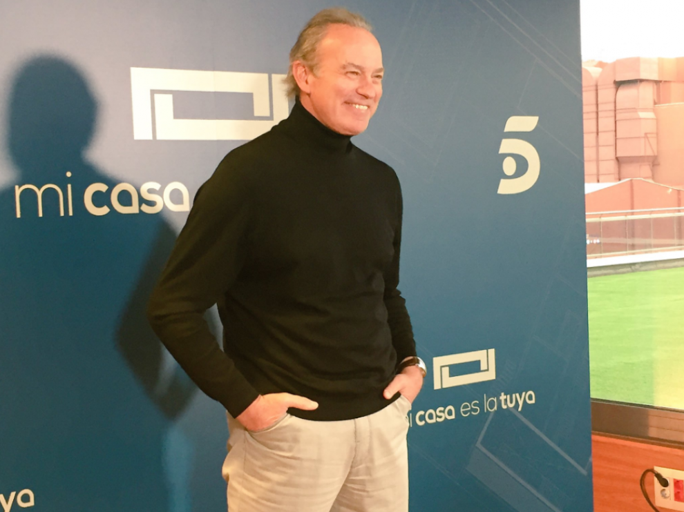 Bertín Osborne en la presentación de la programación navideña de Mediaset.