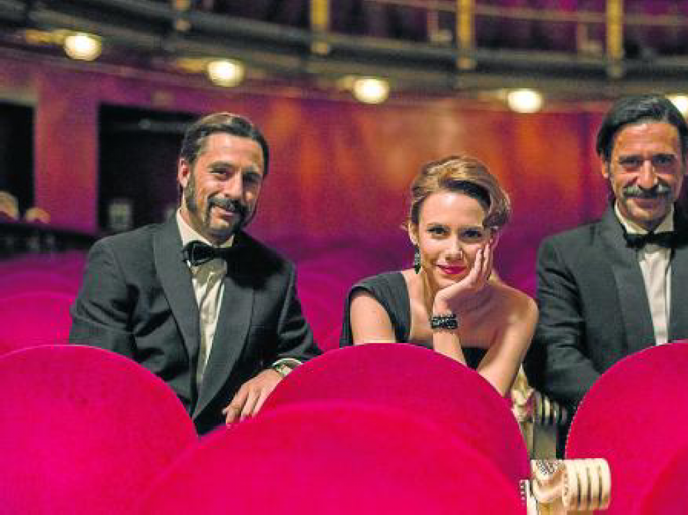 Hugo Silva, Aura Garrido y Nacho Fresneda, la patrulla de 'El Ministerio del Tiempo'.