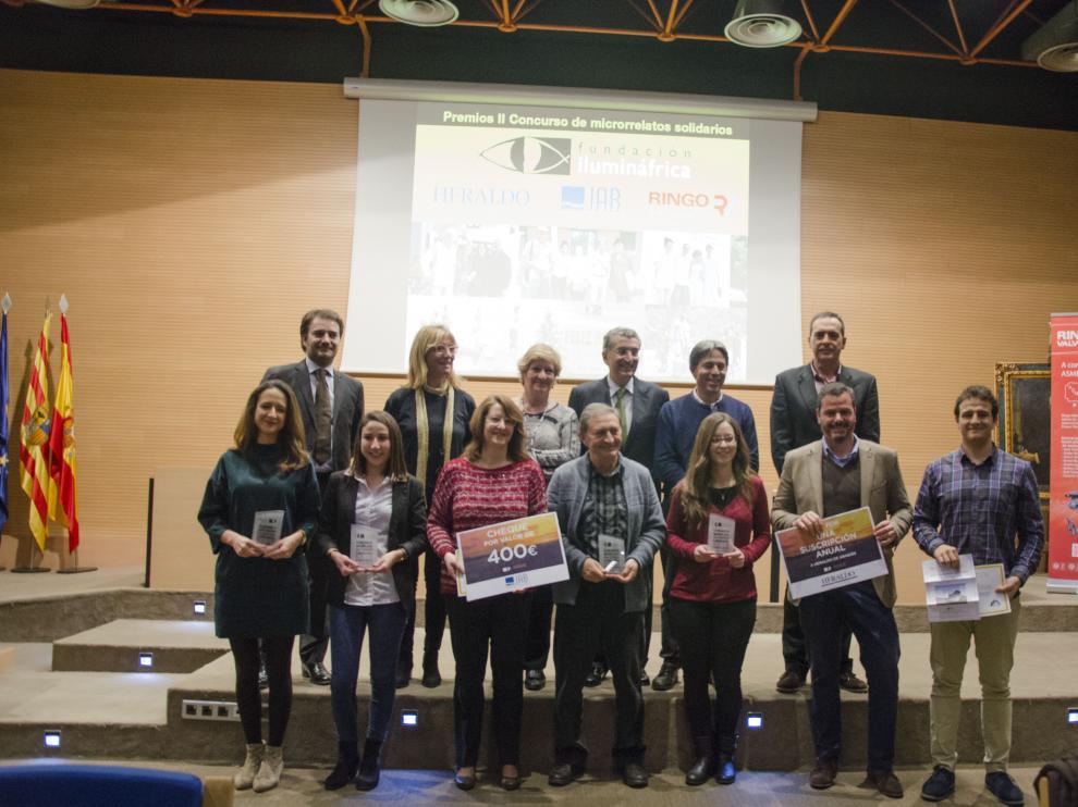 Entrega de premios del II Concurso de Microrrelatos Solidarios.