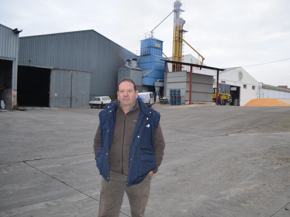 El presidente de la Cooperativa, Martín Sánchez, en las instalaciones de San Atilano.