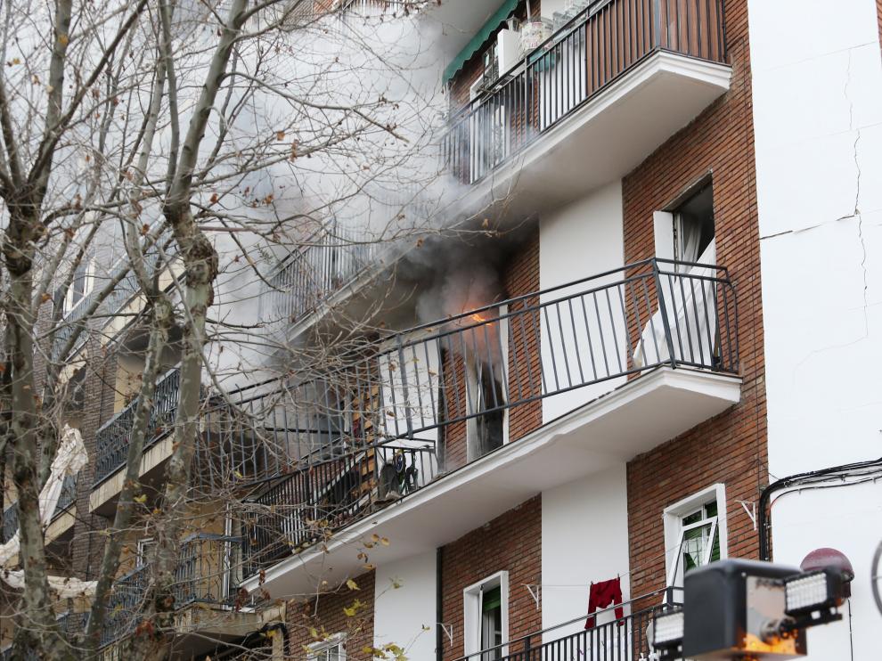 Explosión de gas en una vivienda de Salamanca
