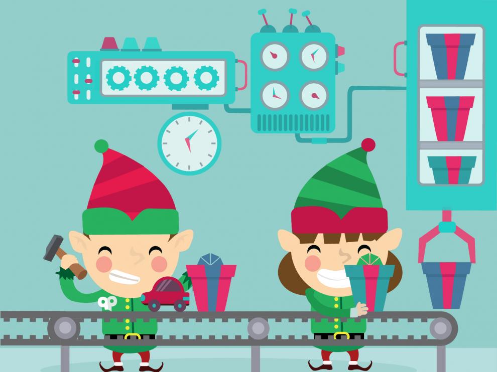 La Navidad conlleva el aumento del empleo temporal en algunos sectores.