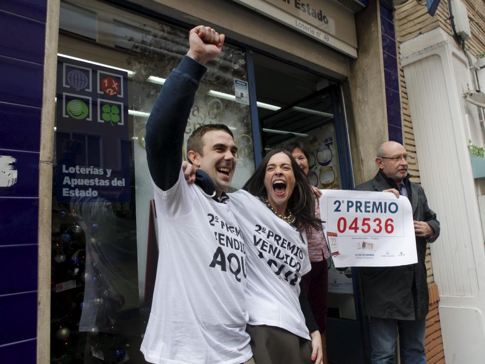 Una administración de Zaragoza (Baltasar Gracián, 10) ha vendido un décimo del segundo premio, agraciado con 125.000 euros.
