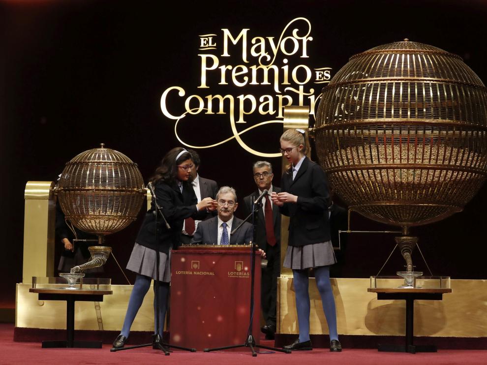 Sorteo de la Lotería de Navidad.