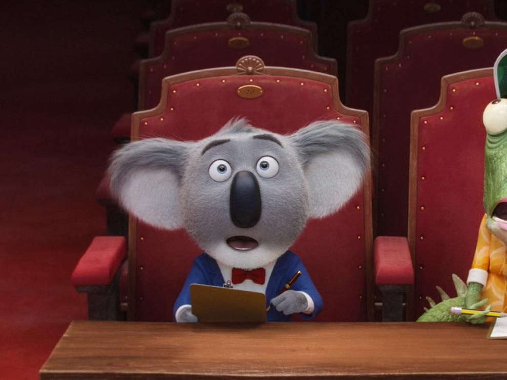 Imagen de la película animada '¡Canta!'.