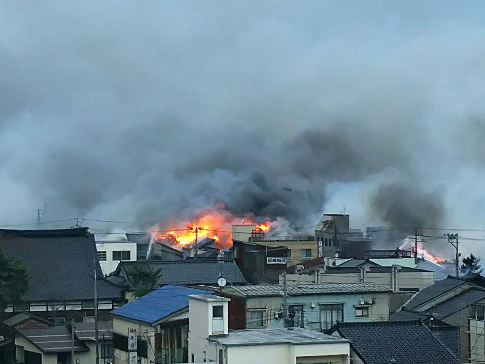Imagen del incendio.