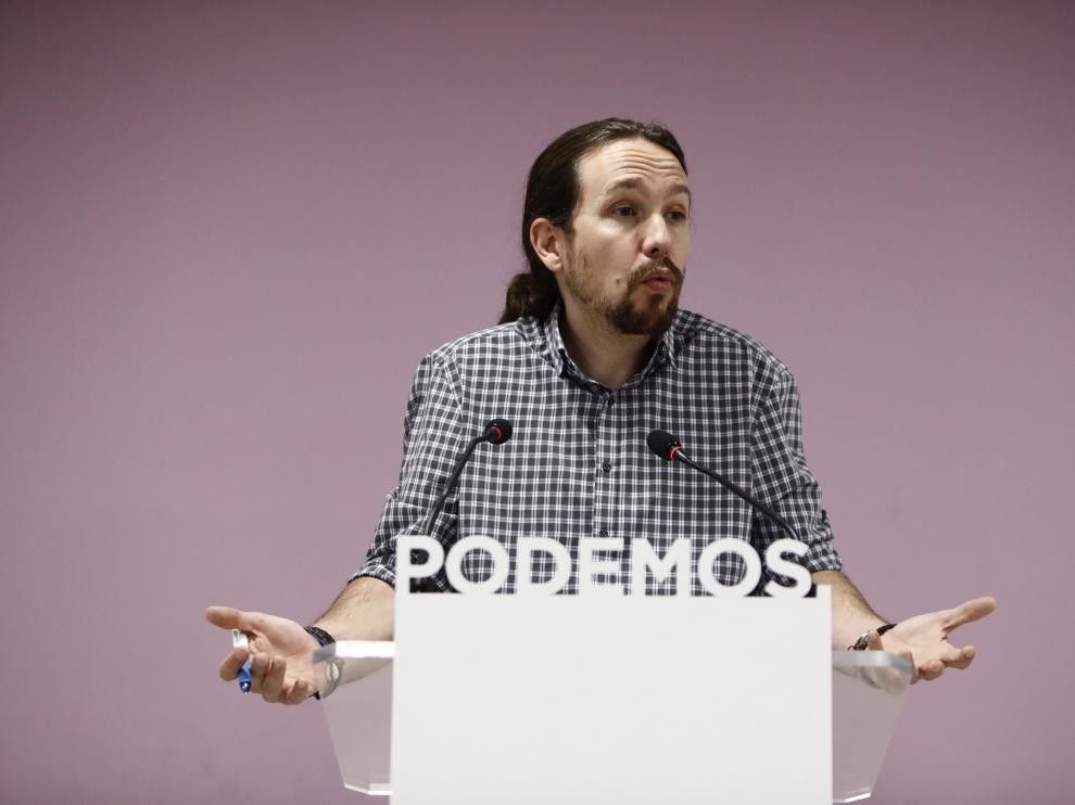 El líder de Podemos, Pablo Iglesias.
