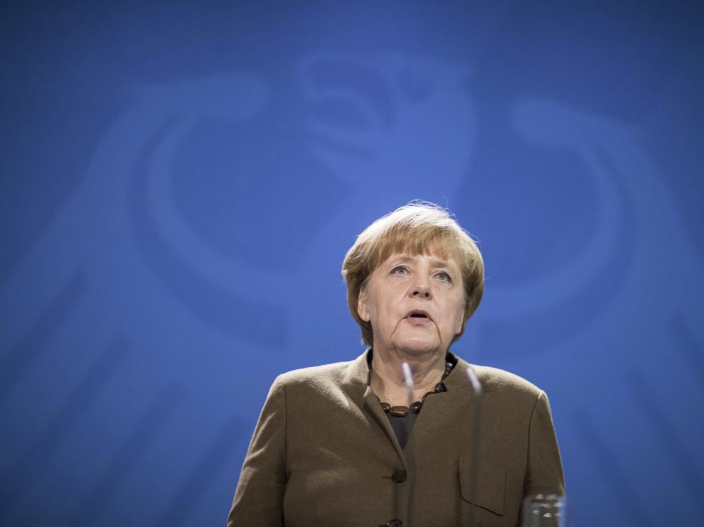 Angela Merkel, en un discurso.