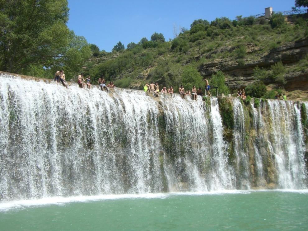 Salto de Bierge en el Somontano de Barbastro.