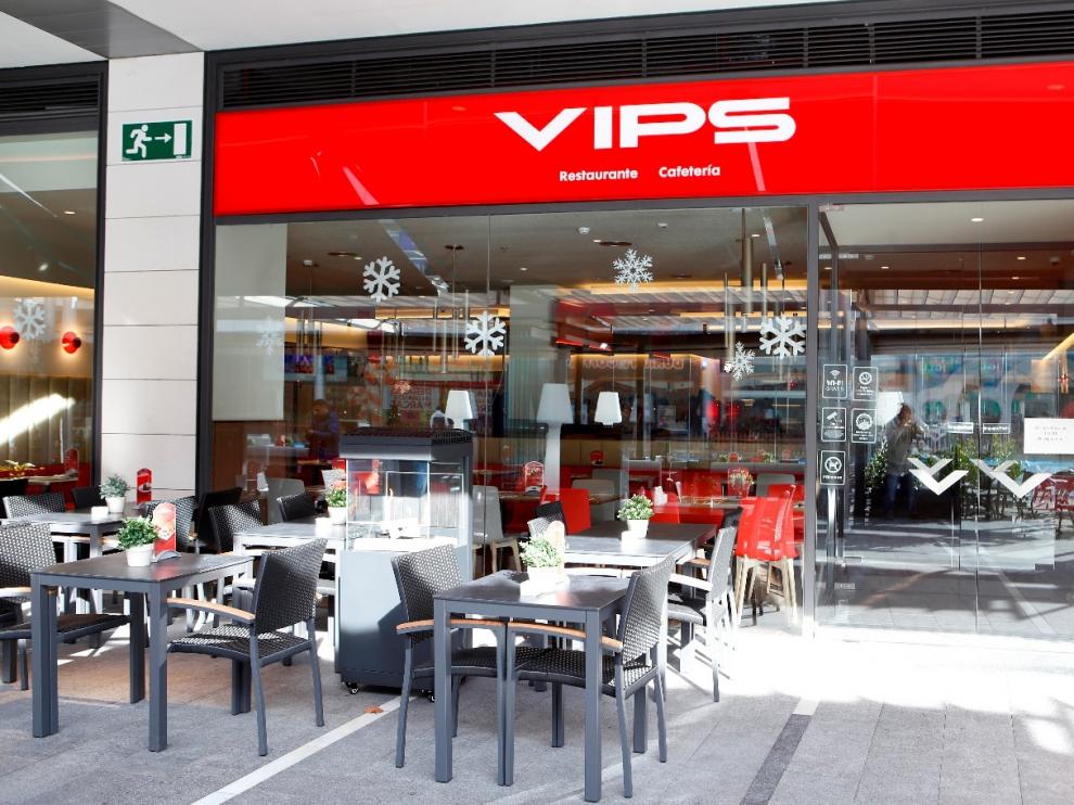 Exterior del nuevo Vips de Puerto Venecia.