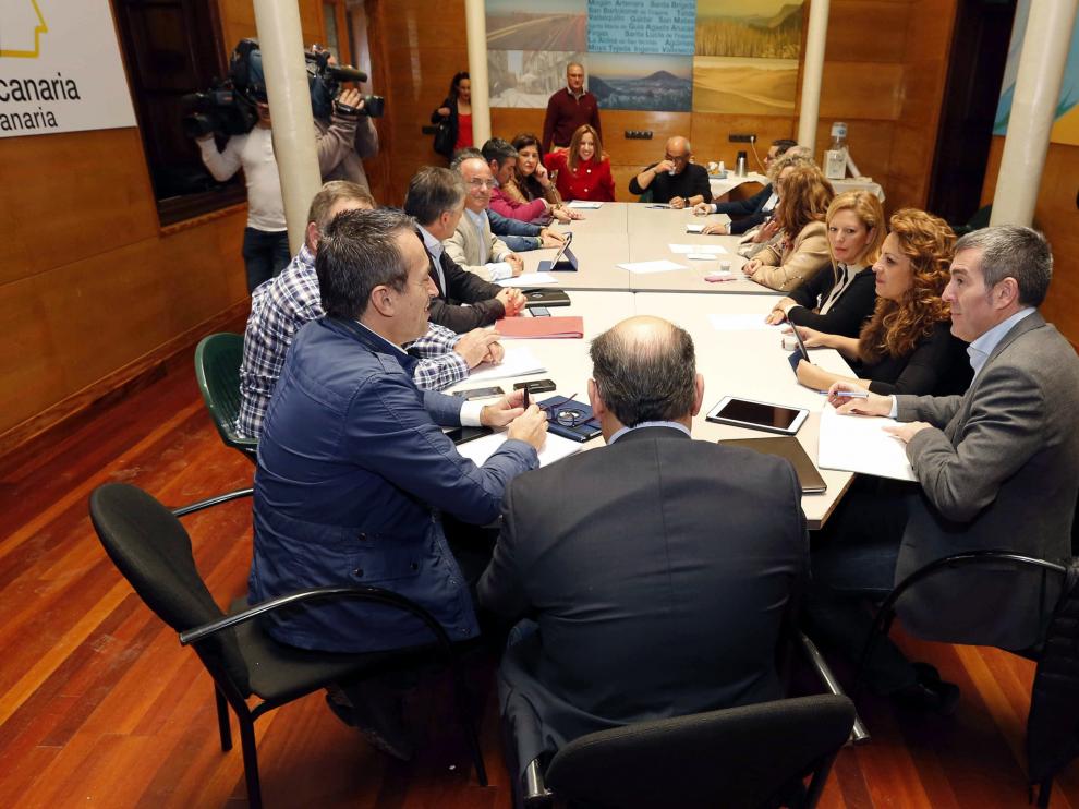 Reunión de Coalición Canaria