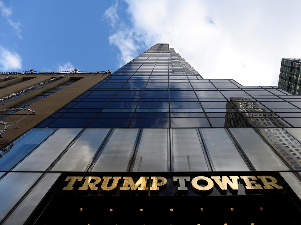 Entrada de la Torre Trump en Nueva York.